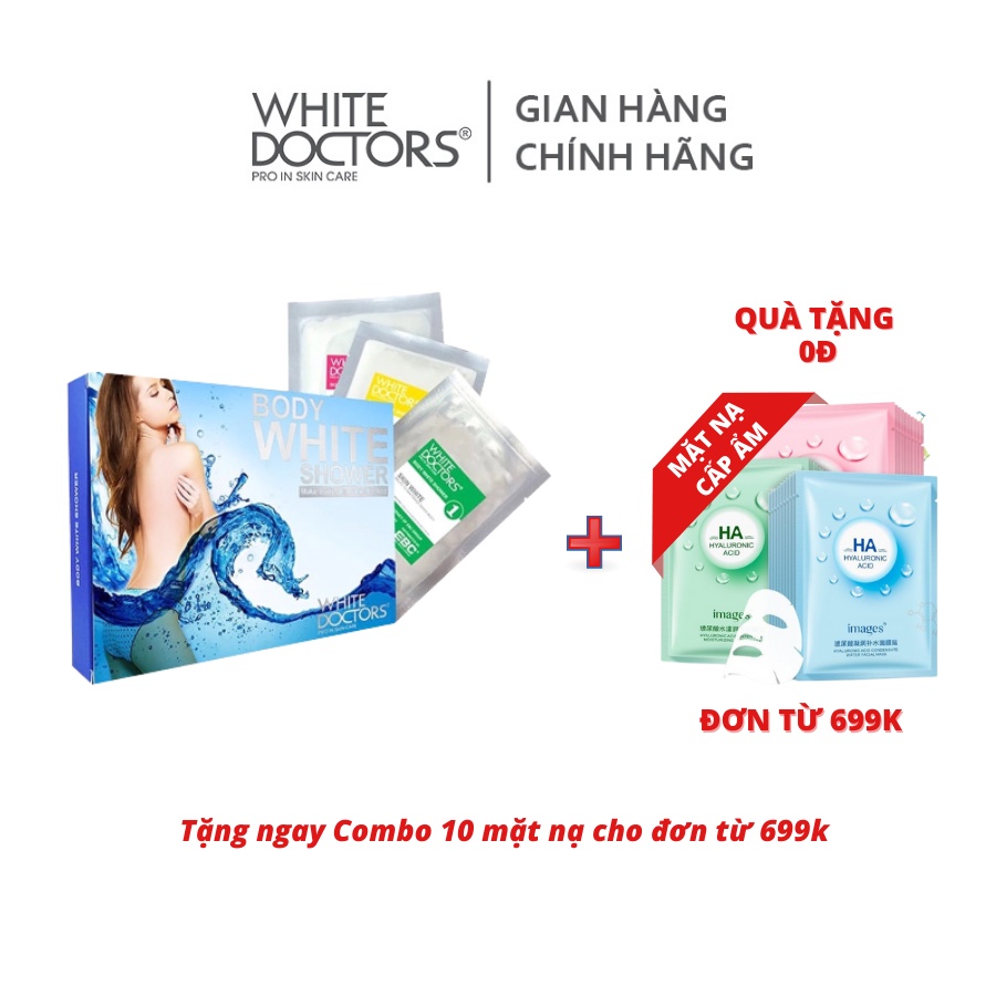 Tắm trắng toàn thân White Doctors Body White Shower loại bỏ da chết