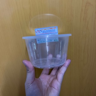 100 hộp nhựa tròn chè 600ml pp có nắp