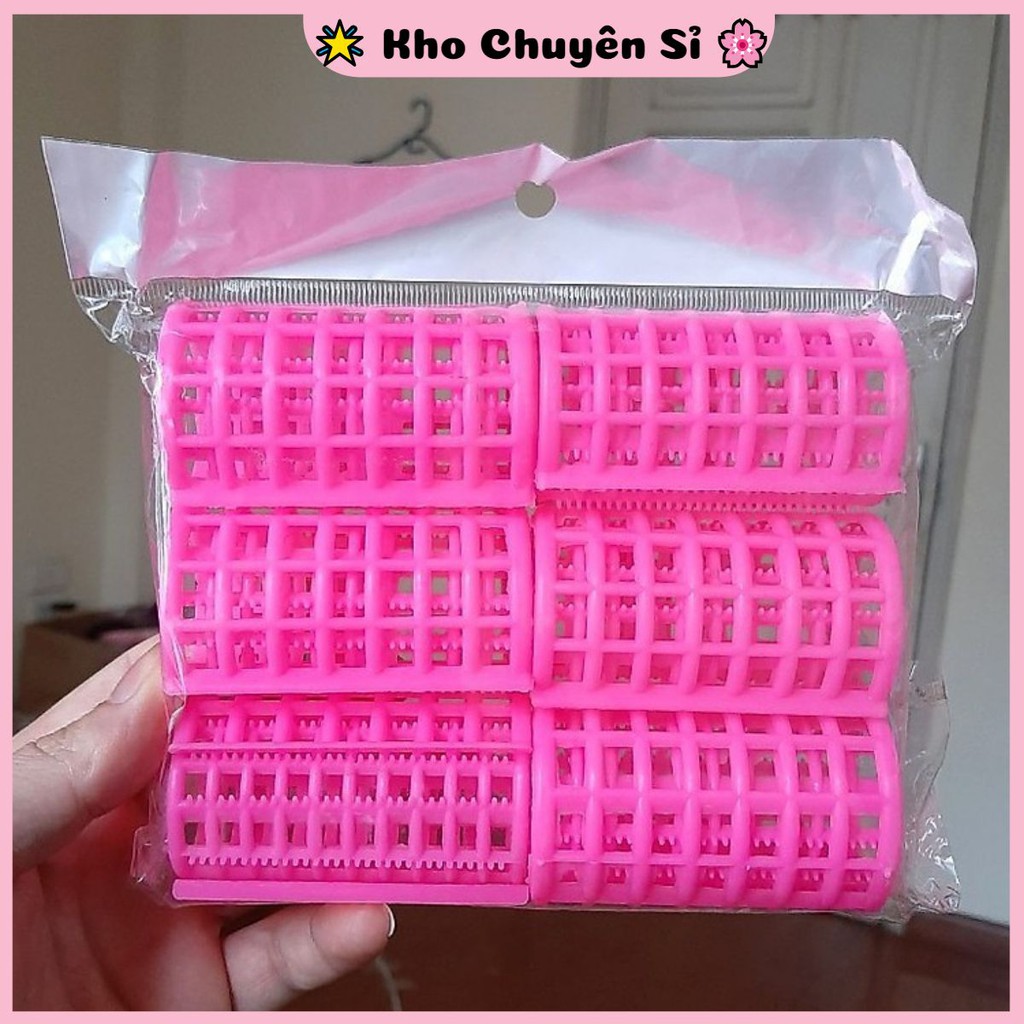 Bộ 6 Lô Uốn Tóc Xoăn Ống Cuốn Tóc