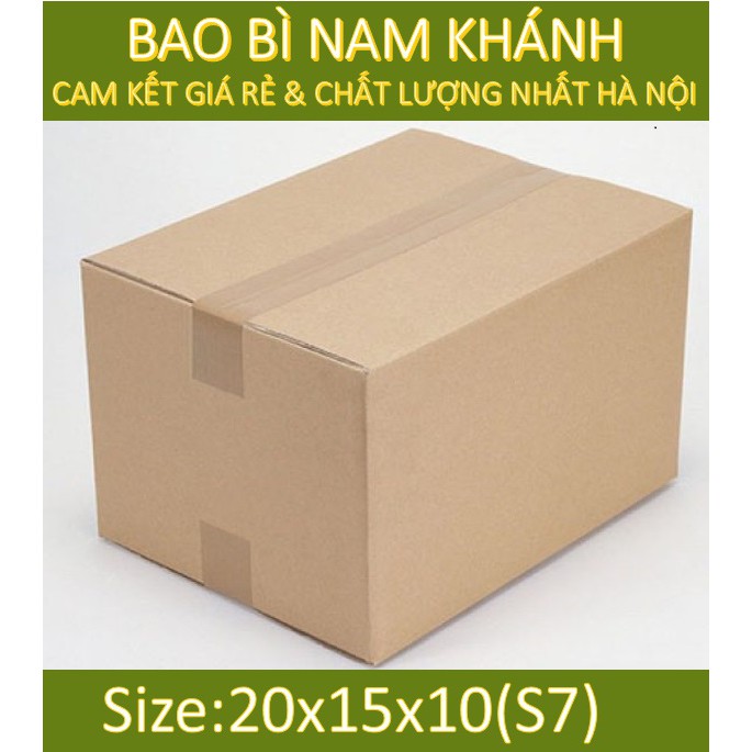 100 Hộp Carton 20x15x10(S7)