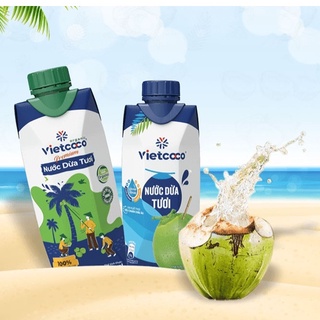Nước Dừa  - Sữa Dừa Nguyên Chât Vietcoco - 330ml