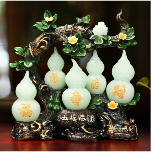 Tượng hồ lô cao cấp trưng bày phòng khách có ý nghĩa phong thủy mang đến sự may mắn bình an- quà tặng có ý nghĩa