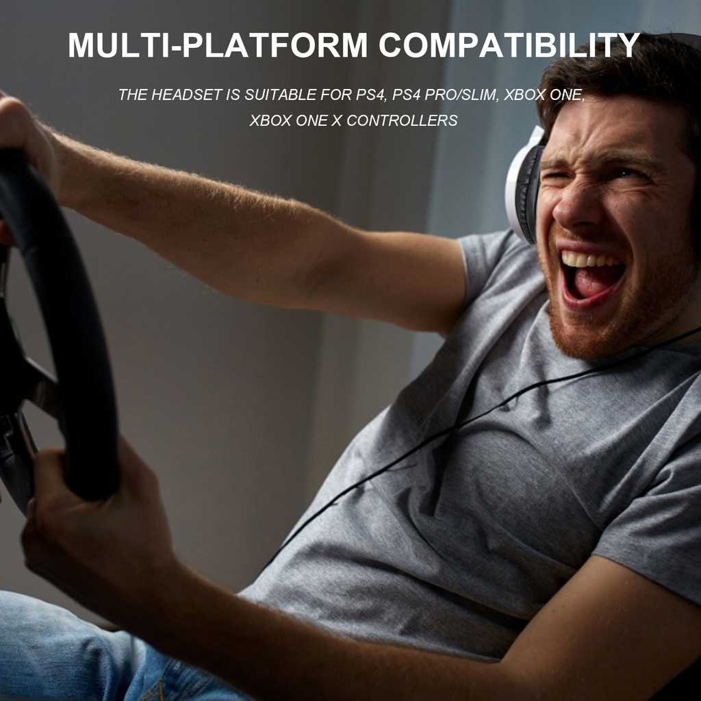 Tai Nghe Chơi Game Có Dây Bằng Nhựa Cho Ps5 Ps4 Pro / Slim | BigBuy360 - bigbuy360.vn