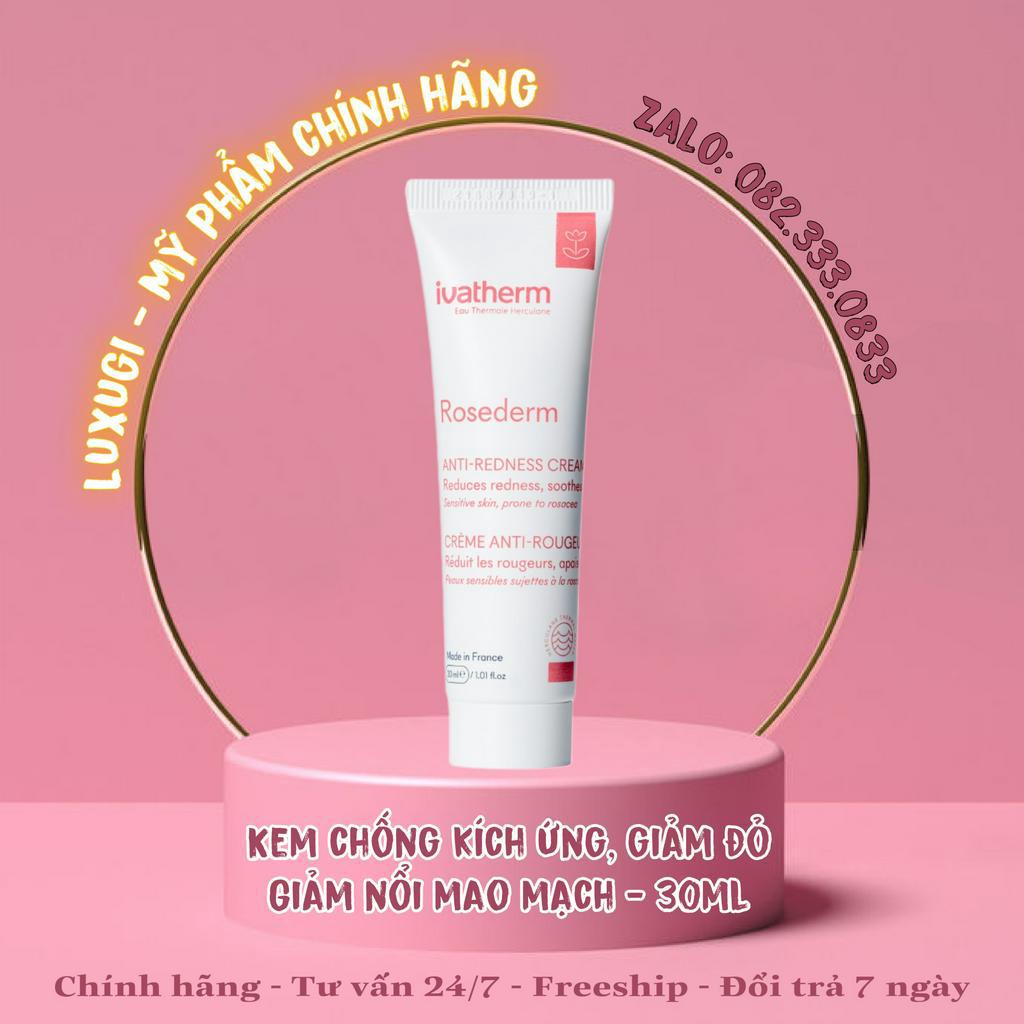 Ivatherm Rosederm Cream - Kem Dưỡng Chống Kích Ứng, Giảm Đỏ, Giảm Nổi Mao Mạch