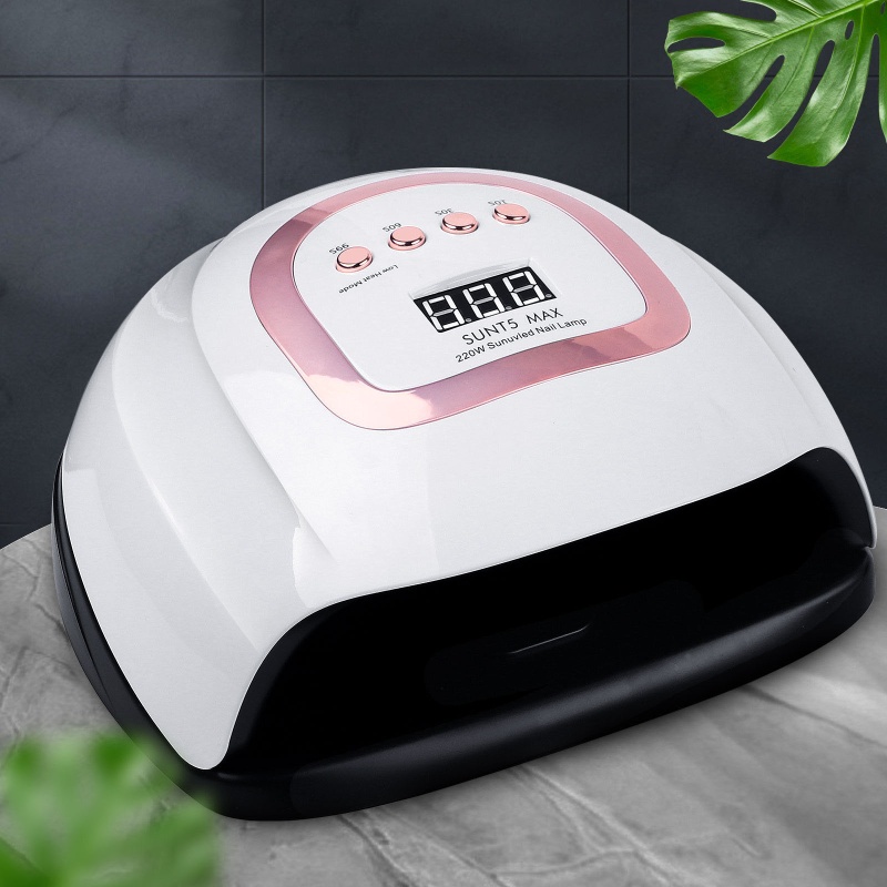 Đèn 220W 4 Chế Độ Hẹn Giờ Chuyên Nghiệp Cho Sơn Móng Tay