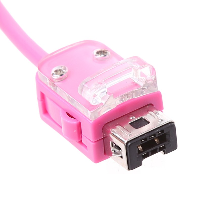 Tay cầm chơi game nunchuck màu hồng mini cho máy Nintendo Wii