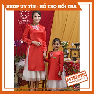 [HÀNG THIẾT KẾ] Áo dài cách tân mẹ và bé, áo cách tân cho bé mặc tết hàng thiết kế