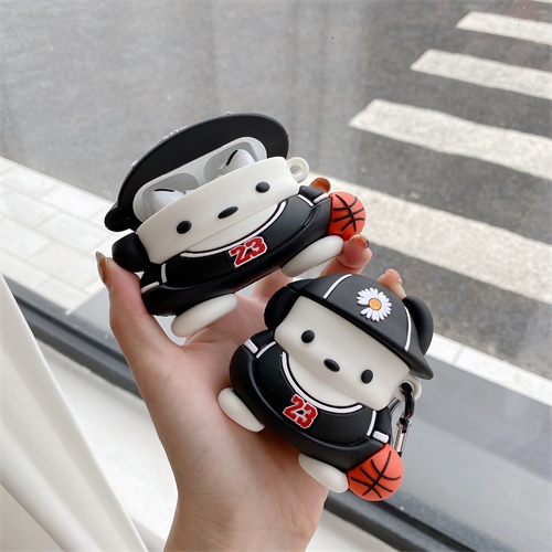 Vỏ Bảo Vệ Hộp Sạc Tai Nghe Airpod 1 2 pro Bằng Silicon Họa Tiết Hoạt Hình Anime Dễ Thương