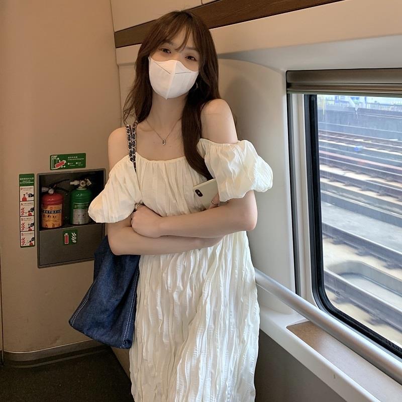 Đầm Maxi Sát Nách Xếp Ly Thời Trang Mùa Hè Xinh Xắn Cho Nữ