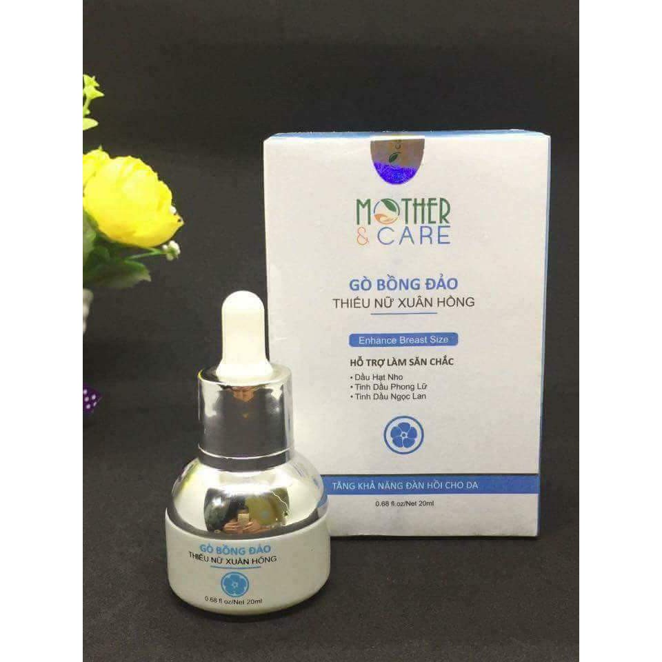 Serum gò bồng đảo Mother and Care giúp tăng kích thước vòng 1, vòng 3