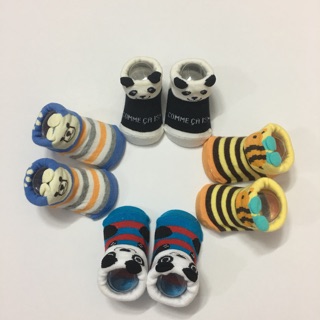 Set 4 đôi vớ sơ sinh ( tặng vớ cổ cao)