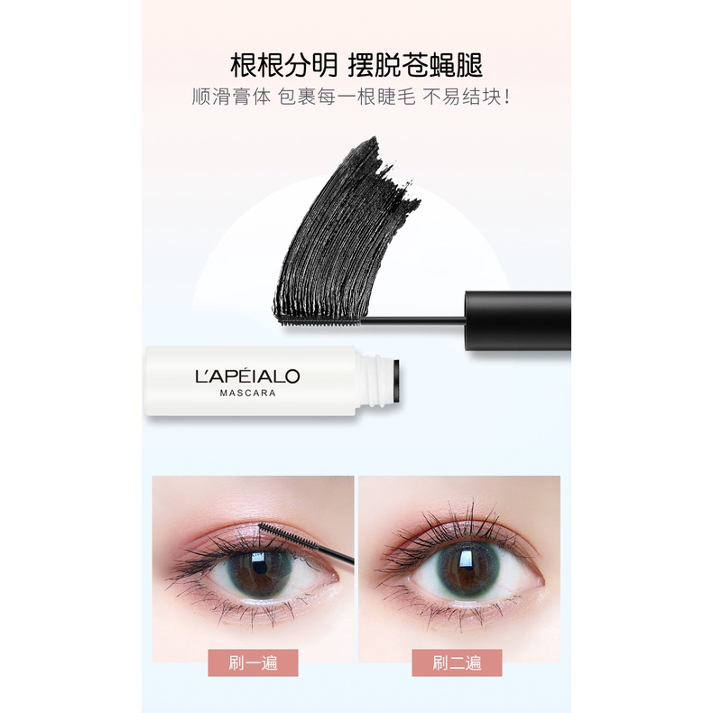 [Hàng mới về] Mascara LAPEIALO làm dày mi chống thấm nước và mồ hôi cao cấp | BigBuy360 - bigbuy360.vn