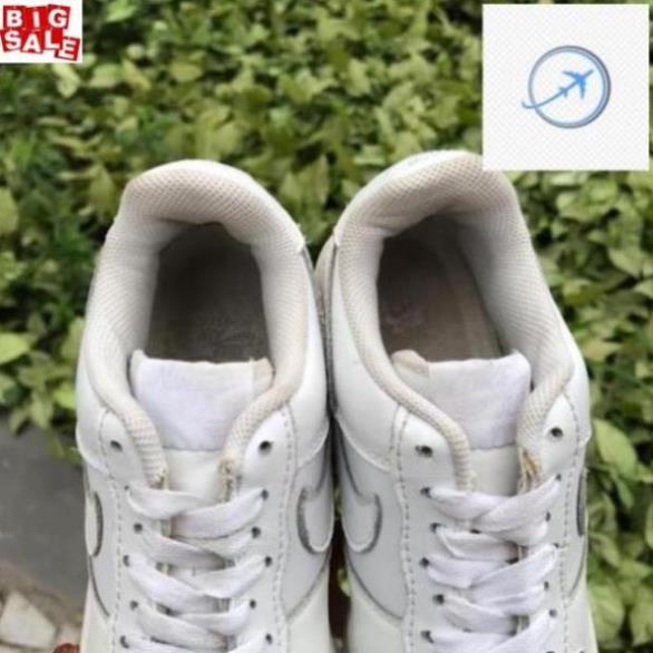 Giày Nike af1 nữ chính hãng 2hand full box (giày air force trắng ) -vb7 : ! ! }