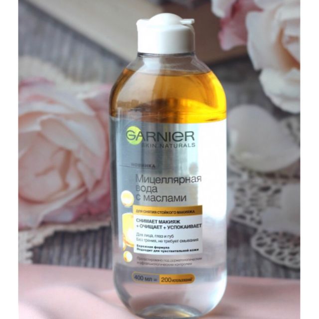 NƯỚC TẨY TRANG MẶT, MẮT, MÔI GARNIER MICELLAR  (Vàng)