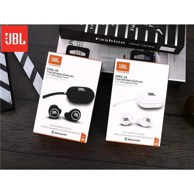 Tai Nghe Bluetooth Không Dây JBL Free T220TWS TWS-18 / x8 Kèm Mic Và Sạc