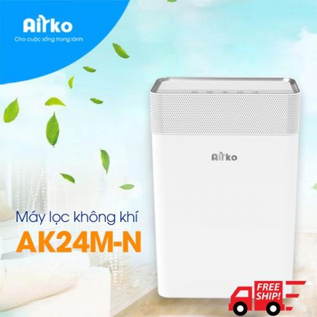 Máy lọc không khí Airko AK24M-N chính hãng, với hệ thống 4 màng lọc cao cấp