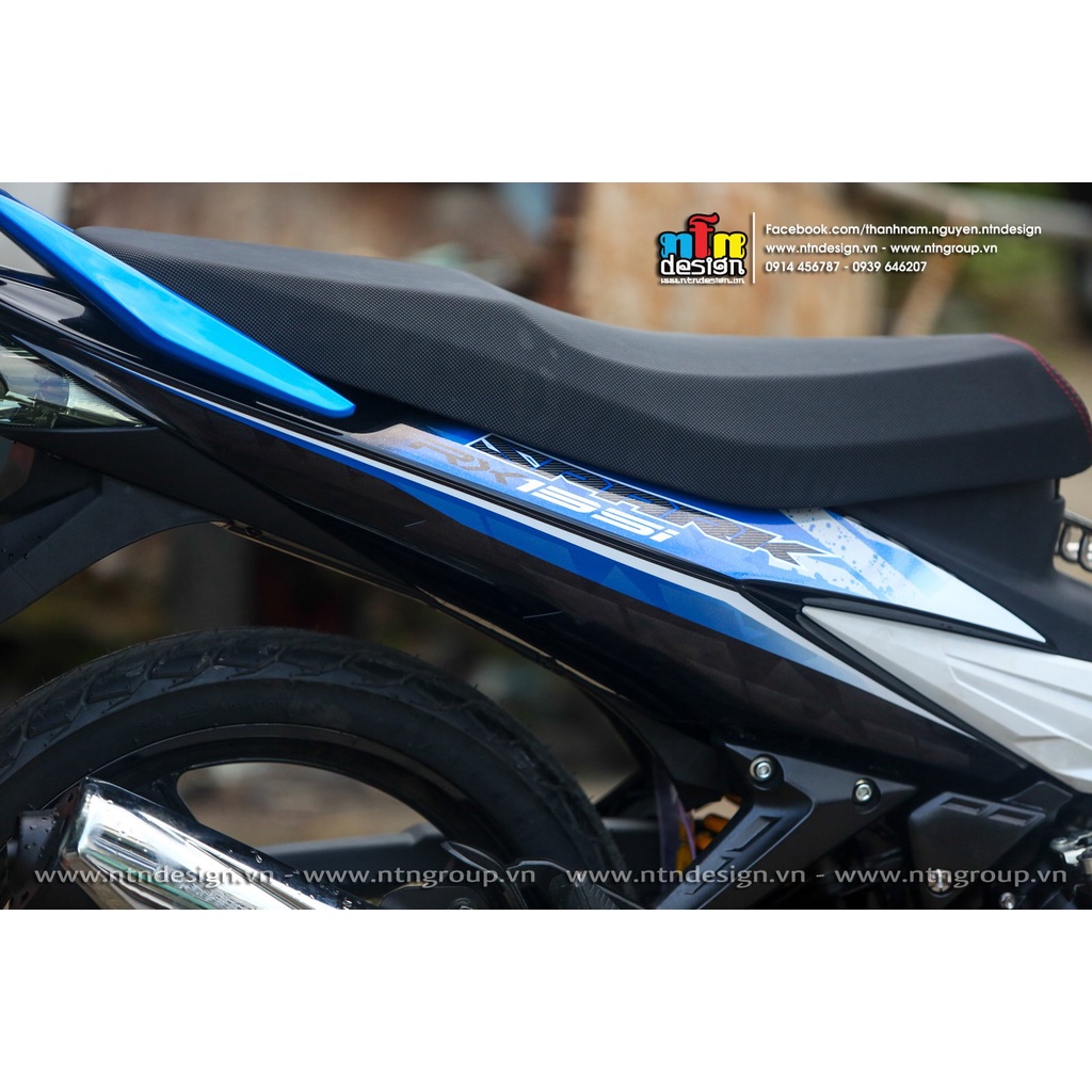Tem rời exciter 2006-1010 xanh đen spark cover