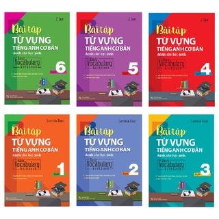 Sách Combo Bài tập Từ Vựng Tiếng Anh Cơ Bản Dành cho Học Sinh Basic