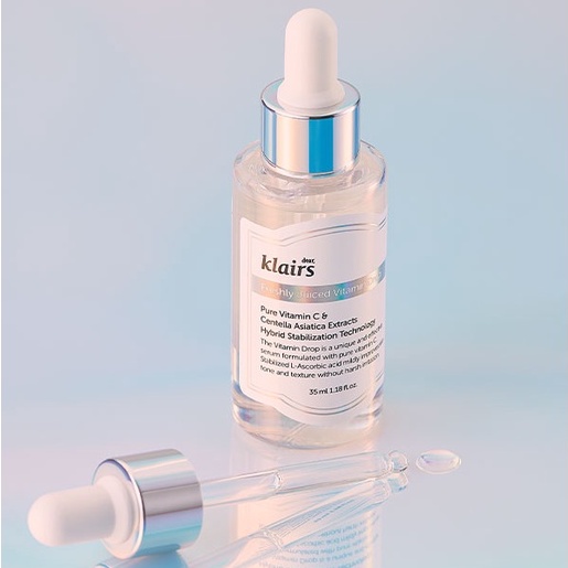 Tinh chất serum vitamin C Dear Klairs Freshly Juice Drops dưỡng sáng trẻ hóa da 35ml