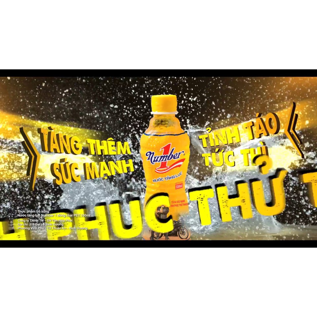 Chai Nước Tăng Lực Number One 330ml