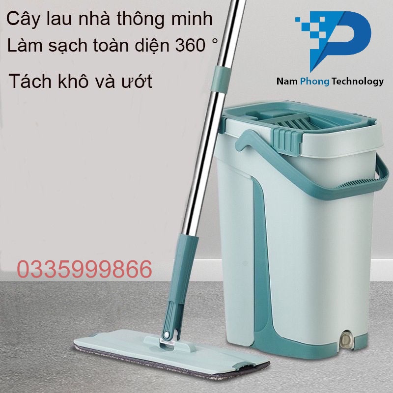 CÂY LAU NHÀ THÔNG MINH TỰ VẮT THẾ HỆ MỚI - THIẾT BỊ LÀM SẠCH NHÀ ƯU VIỆT
