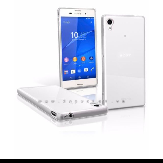 Bộ 3 chiếc Ốp Lưng Sony Xperia M4 Aqua silicone dẻo trong / MyMinShop