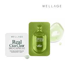 Wellage Tinh Chất Làm Dịu Da Real Cica Clear One Day Kit 10EA 15ml