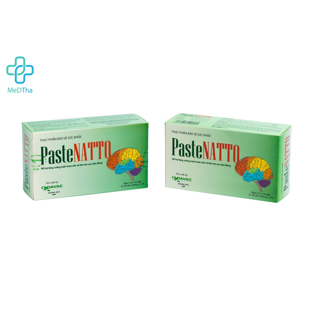 Paste Natto - Chứa Nattokinase, Ginkgo Biloba, Viên Uống Chống Đột Quỵ, Ngừa Tai Biến, Hoạt Huyết Dưỡng Não