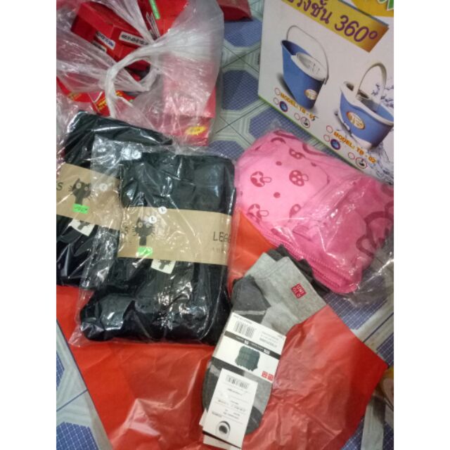 COMBO QUẦN LEGGING+TẤT+KHĂN