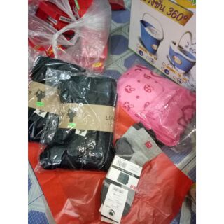 Combo quần legging+tất+khăn