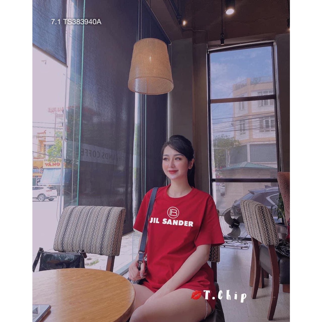 [ SIÊU PHẨM 2022] Áo Thun Nữ Jil Sandnr form rộng Cổ Tròn - ZADOLA FASHION