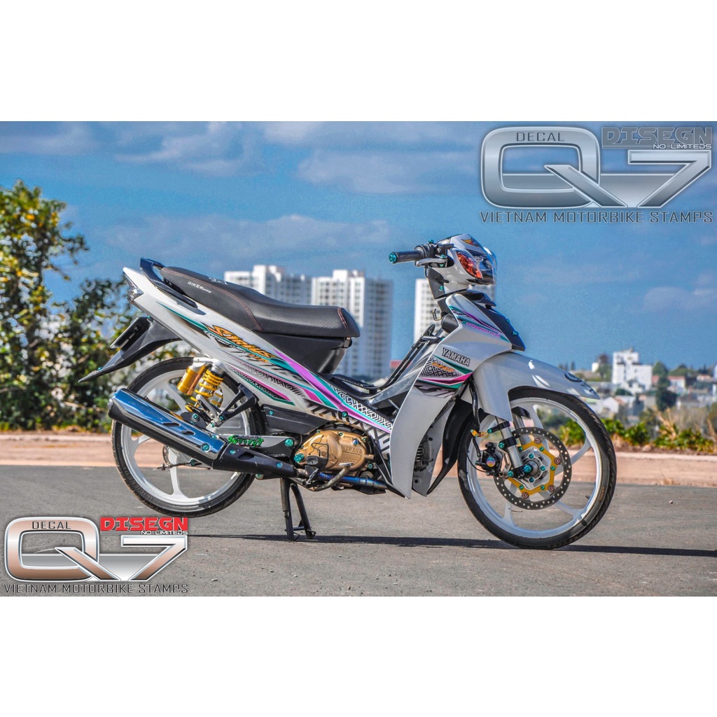 Tem Rời Sirius 110 Xe trắng