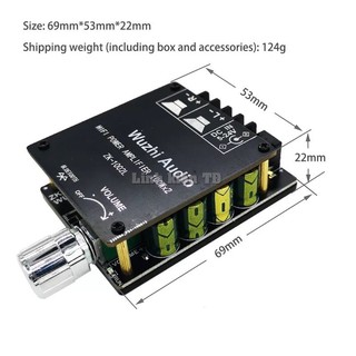 Mạch khuếch đại Bluetooth 2.0 100Wx2 ZK-1002
