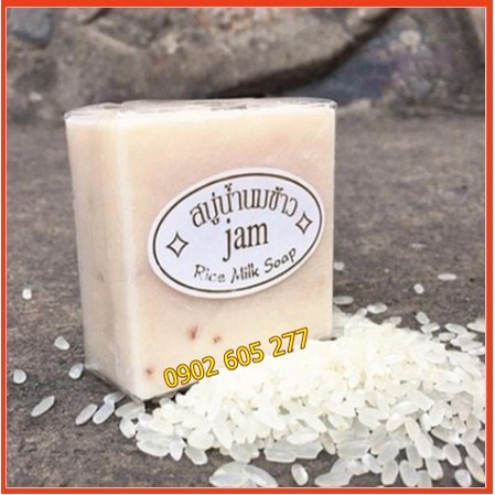 [Combo] 12 Xà phòng trắng da cám gạo Thái Lan Jam Rice Milk Soap