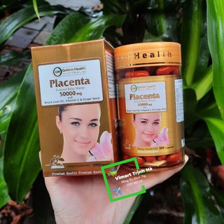 Viên uống nhau thai cừu Golden Health Placenta Essence Baby Sheep 50000mg