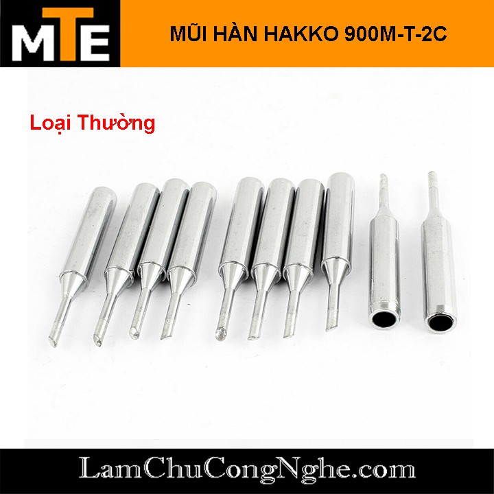 Mũi Hàn Hakko 900M-T-2C Mũi hàn thiếc tương thích với mỏ hàn 907, 936...