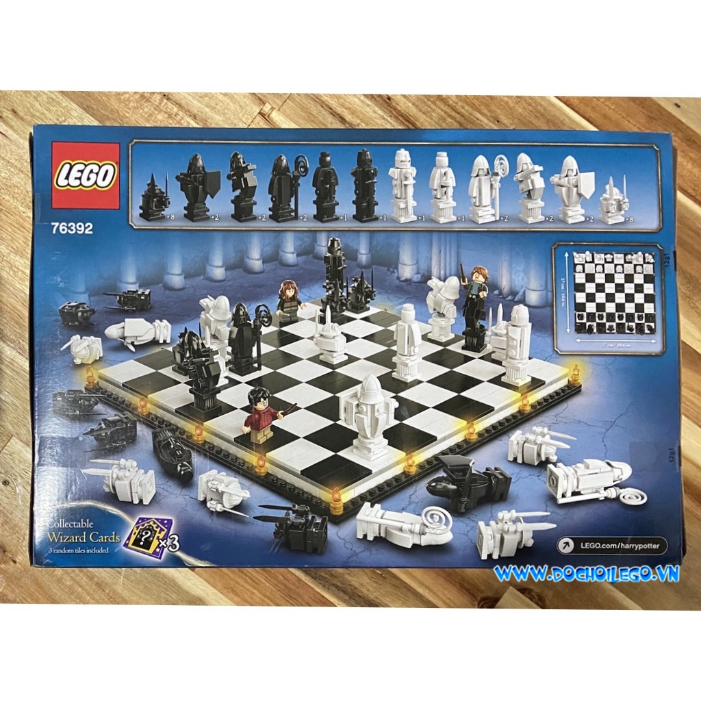 76392 Đồ chơi lắp ráp Iego Hogwarts™ Wizard’s Chess - Bộ cờ Harry Potter