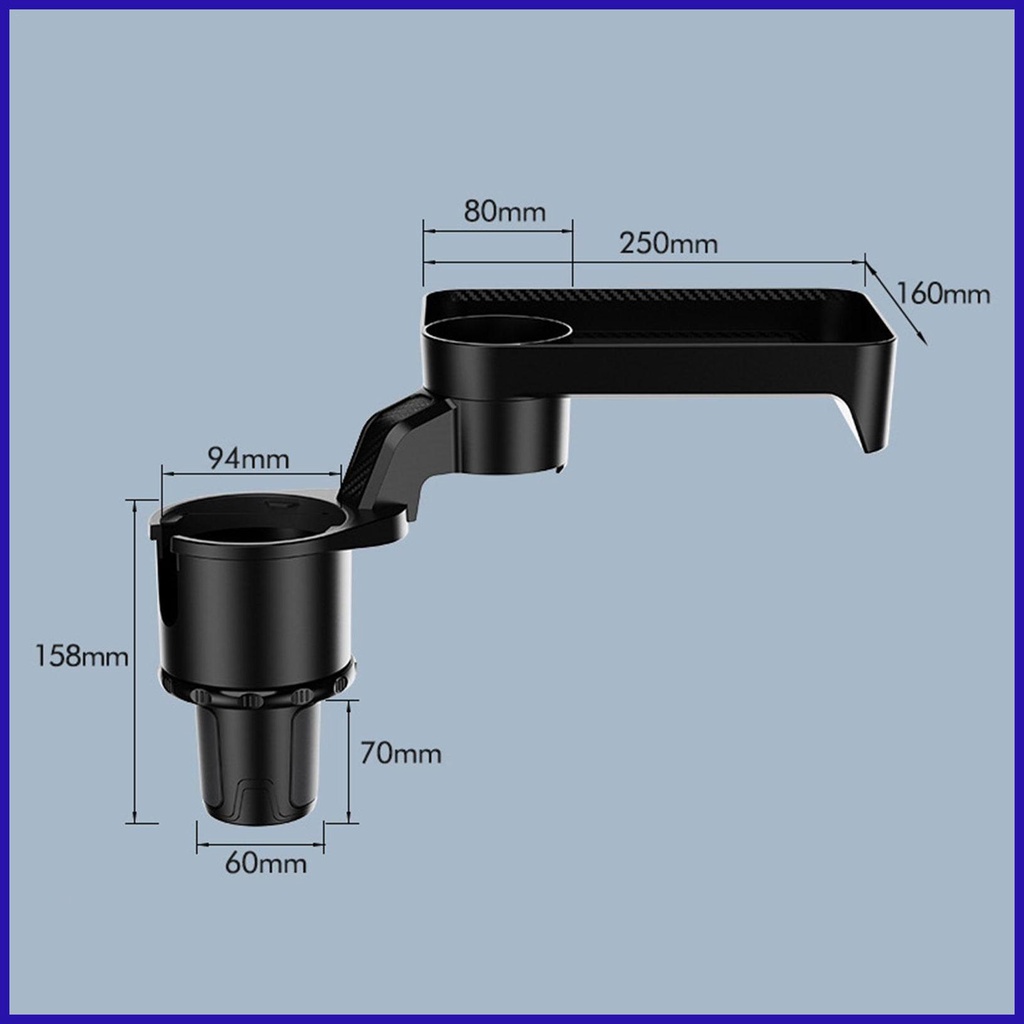 Khay Đựng Cốc Uống Nước Có Thể Xoay 360 Độ Dùng Cho Xe Hơi Enjoy robpvn