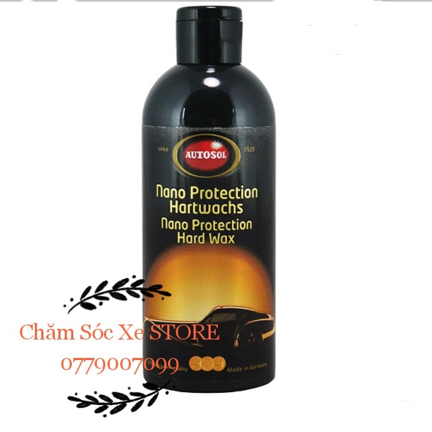 NANO WAX DƯỠNG BÓNG SƠN BẢO VỆ BỀ MẶT SƠN CAO CẤP AUTOSOL NANO PROTECTION HARD WAX 250ML chamsocxestore