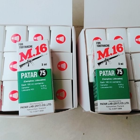 Dầu Đau Răng Patar 75 M.16 3ml Thái Lan