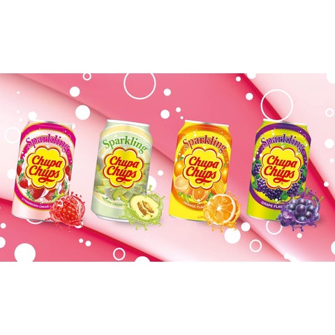 [SenXanh Emart] Soda Hàn Quốc Chupa Chups trái cây nhiều vị 345ml
