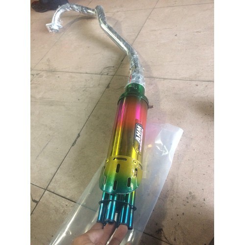 đồ chơi xe may pô xe máy 6 lòng xoay full cổ exciter 150 winner fz rai - albionpo