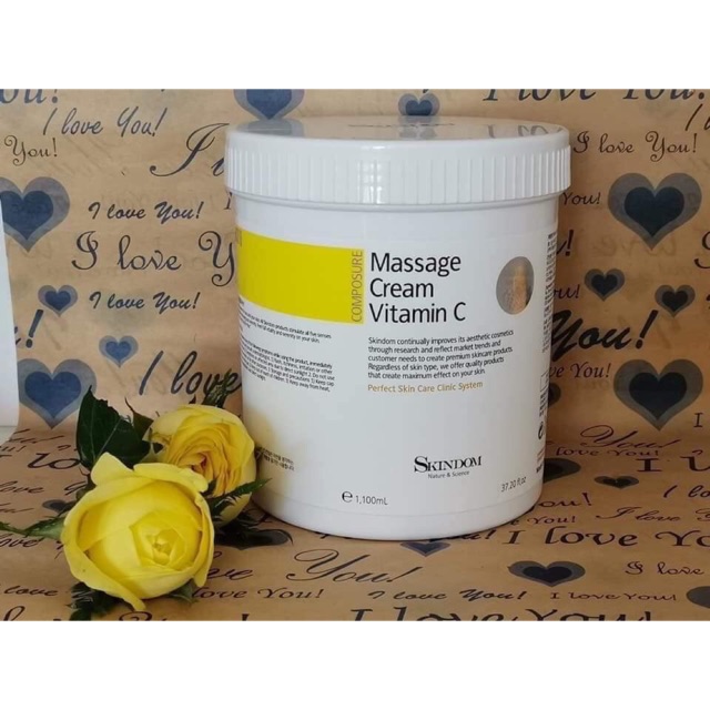 Kem massage Vitamin C Skindom