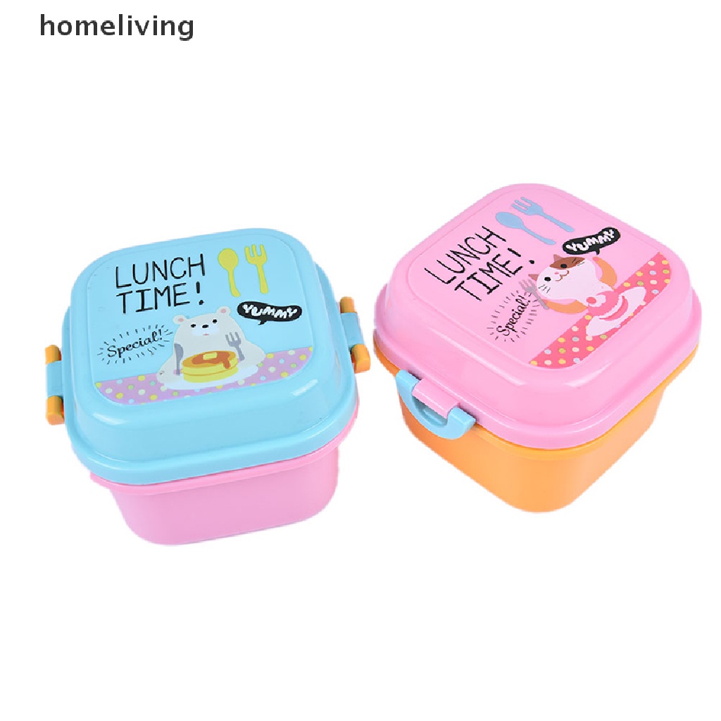 Hộp cơm Bằng Nhựa Họa Tiết Hoạt Hình Có Thể Sử Dụng Trong Lò Vi Sóng