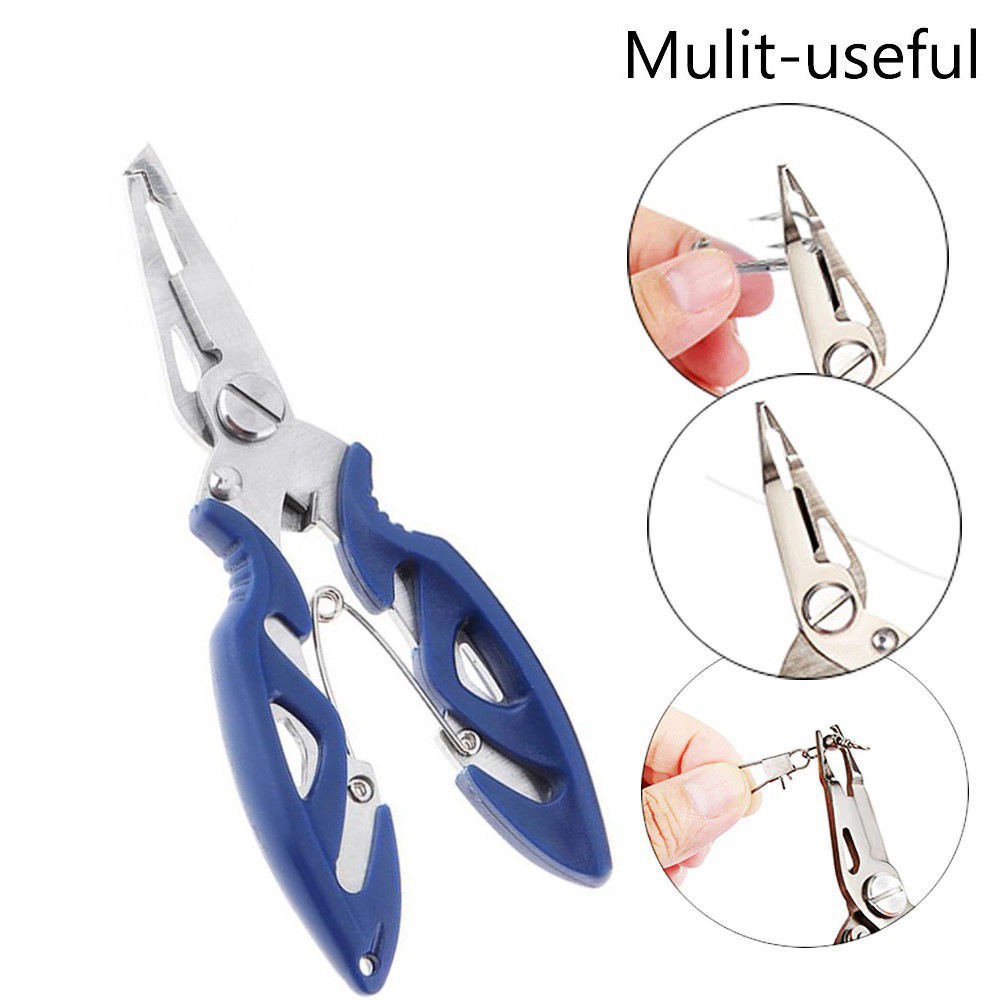 Bộ kìm kẹp cá và kéo gỡ mồi đa năng có dây bảo vệ hàng hót 22