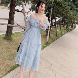Váy trễ vai hàng thiết kế