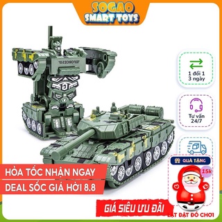 Xe tăng biến hình robot nhựa abs an toàn