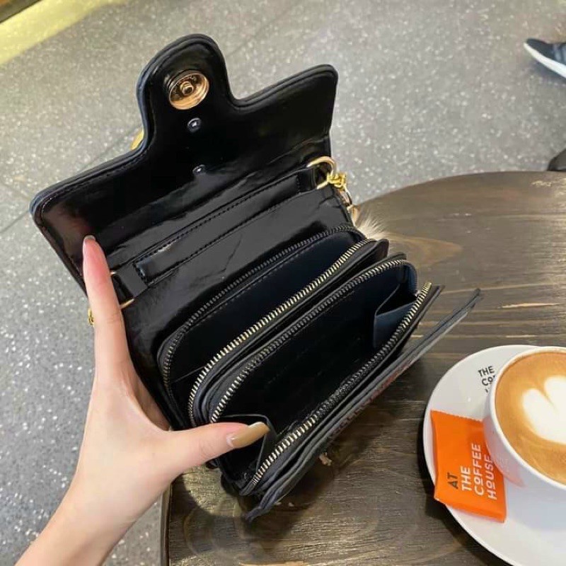 Túi đeo Chéo gc 2 ngăn( K kèm quả bông)❣️FREESHIP❣️ | BigBuy360 - bigbuy360.vn