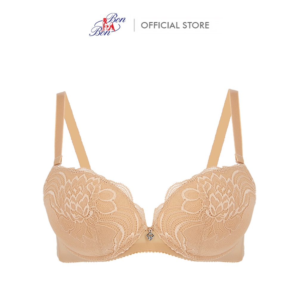 Áo ngực mút siêu dày, phủ ren toàn cúp Bon Bon - BV35132
