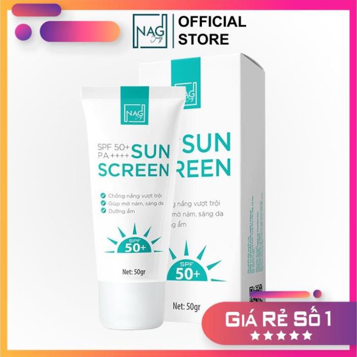 Kem chống nắng body SUN SCREEN tính chất vật lý dưỡng trắng da cho cả da dầu mụn SPF50+